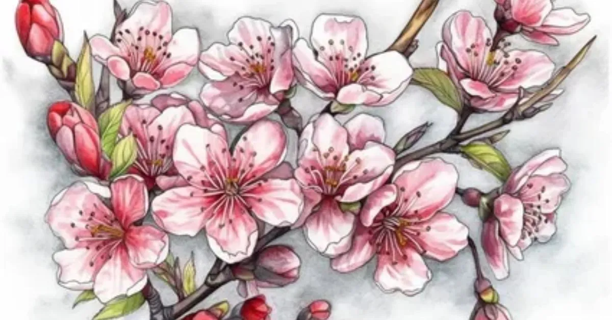 Drawing Cherry Blossoms Drawing Cherry Blossoms